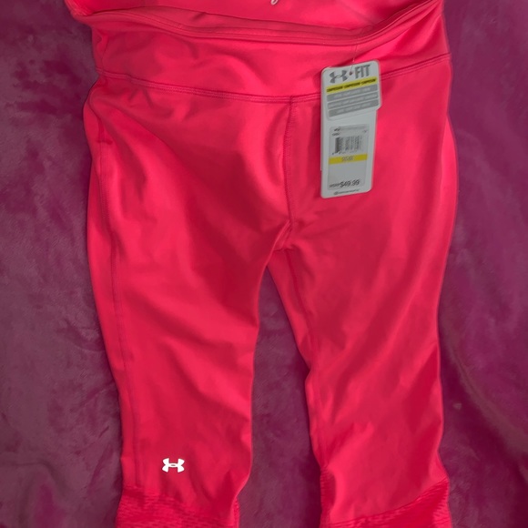 Under Armour Pants - Hot pink under armour yoga pants new with tags
